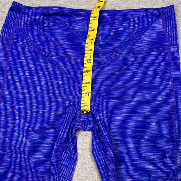 Athleta Small Mid Rise Crop Leggings Purple 722061-01 Supportive Stretchy - Picture 7 of 10